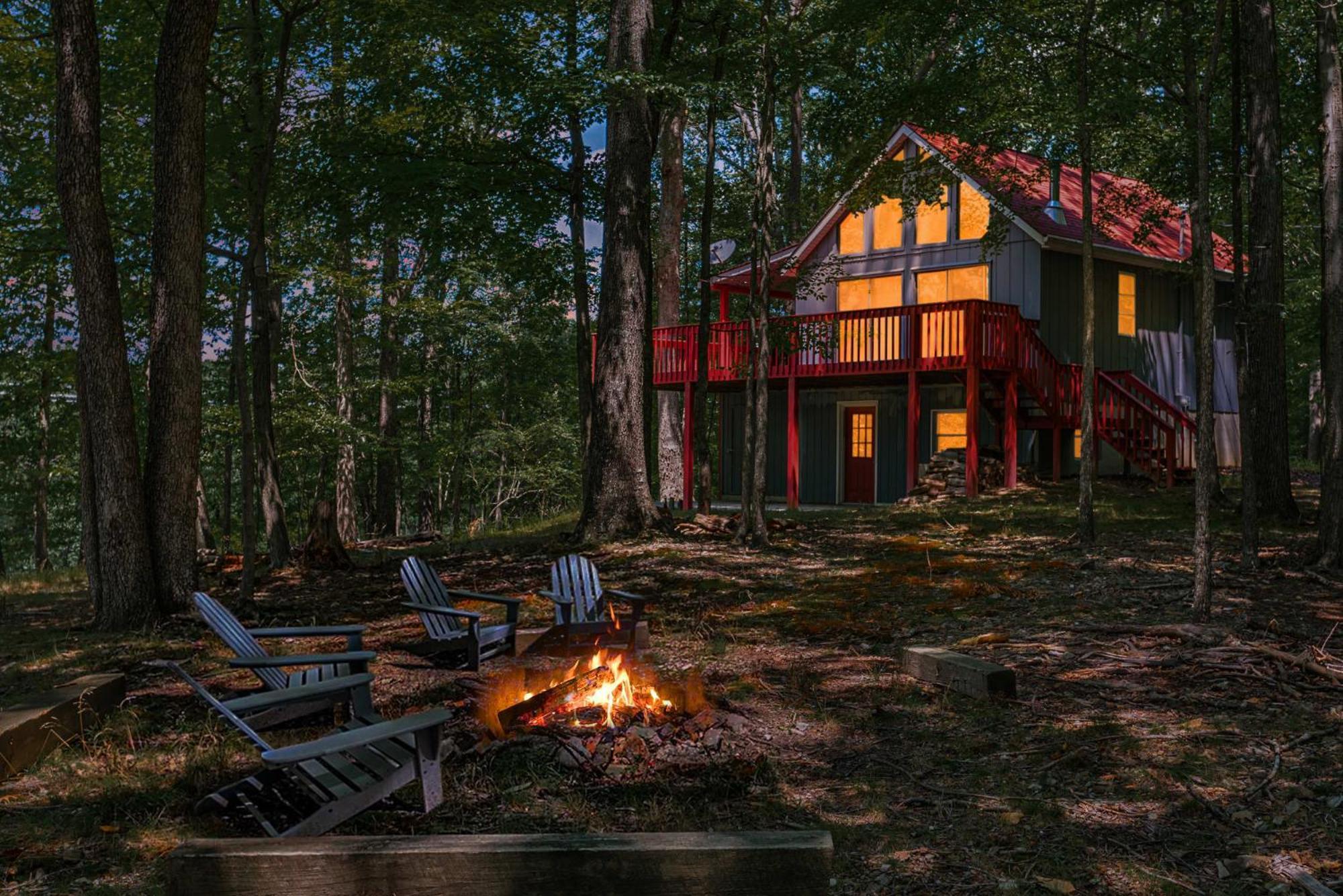 Morton Grove Hot Tub, Large Deck, Wifi, Fire Pit At Chalet Cabin מראה חיצוני תמונה