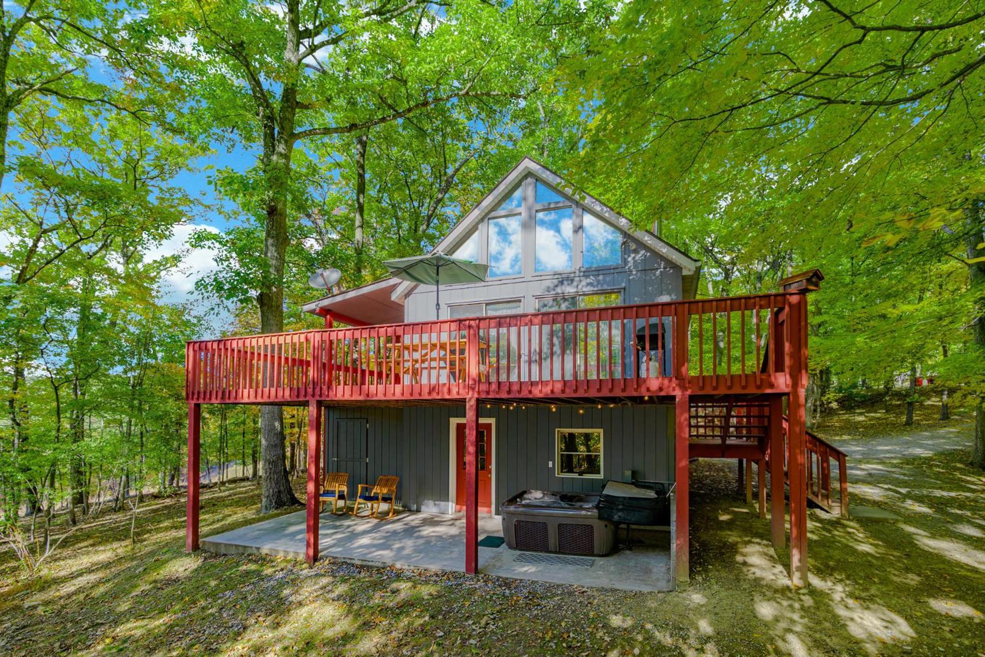 Morton Grove Hot Tub, Large Deck, Wifi, Fire Pit At Chalet Cabin מראה חיצוני תמונה